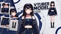 design vtuber character in live2d art for streaming