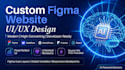 design modern, responsive figma website design