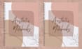 create aesthetic notebook covers and pages