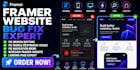 fix framer bugs, redesign, edit and optimize your framer website professionally