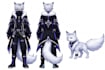draw, rig live 2d vtuber model, furry vtuber mascot, pet live2d, chibi fursona