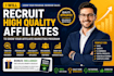 recruit high quality affiliates for your affiliate program