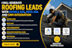generate roofing leads with google ads, meta ads and CRM integration