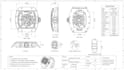 create manufacturing ready watch technical drawing cad design and 3d wristwatch