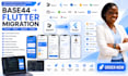 base44 migration to flutter ui flutter dart app figma to flutter reskin firebase