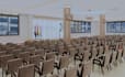 redesign multipurpose hall for propose event, 3d stage plain land for concert