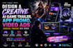 do a creative ai game trailer, app promo, vfx video