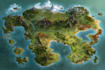 fantasy map illustration arts
