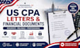 prepare US CPA income verification and financial documents