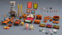 create lowpoly 3d models for games and animation