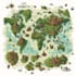draw fantasy map, world map, city, vector map