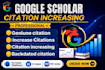 increase google scholar, citation backdated citation, h index increasing