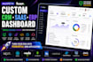 build custom CRM, saas, erp and dashboard with mern stack