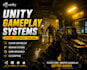 develop unity gameplay systems ai mechanics and  scripting
