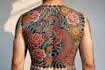 create a traditional japanese irezumi tattoo