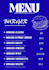 design a professional restaurant menu for pizza, burger, or cafe