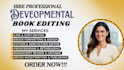 improve self help book structure, clarity, pov, nonfiction developmental editor