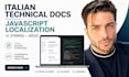 write italian technical documentation localize javascript ui strings python code