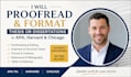 proofread and format written thesis or dissertation in apa harvard and chicago