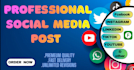 design professional social media designs for your brand