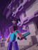 create a minecraft render in the mojang style