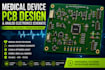 program medical device pcb and analog electronics schematic