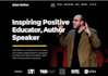 design wix public speaking training website communication presentation website