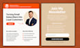 setup convertkit newsletter automation, convertkit landing page, email sequence