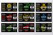 design german product label, supplement label, bottle and pouch packaging design