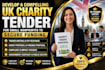 develop a compelling UK charity tender for small nonprofits to secure funding