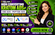 run high converting cbd kratom peptide meta ads and google ads campaigns