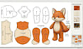 draft a custom plush toy sewing pattern from your design