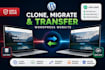 clone wordpress website migrate wordpress website transfer website
