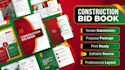 design a construction bid book tender submission and proposal package