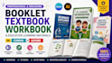 do booklet textbook workbook and education learning materials in canva or adobe