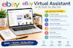 be your professional ebay virtual assistant or  research