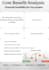 do cost and benefit analysis for your development projects
