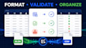 clean and organize excel CSV data for CRM import