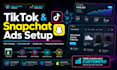 setup and optimize tiktok snapchat ads pixel campaign for your ecommerce store