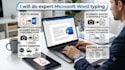 do expert microsoft word typing
