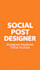 design modern social media post templates