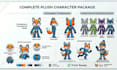 design an original plush toy character or mascot