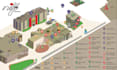 design campus map, school map, university map, wayfinding map, site plan