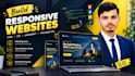 build a responsive website with HTML CSS and javascript