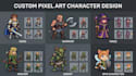 create pixel art characters and sprite sheets for your game