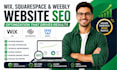 do wix seo squarespace design and weebly redesign optimization