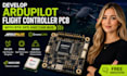 develop ardupilot flight controller pcb with rtk gps and can bus
