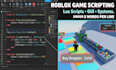 do roblox scripting lua script roblox gui script fps script roblox tycoon script