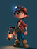 draw 2d game character illustration