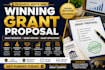 write grant proposal, grant research and grant application